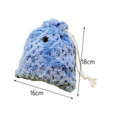 Maxbell Sugar Glider Sleeping Bag Pet Supply Portable for Marmosets Winter Hamster Blue