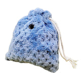 Maxbell Sugar Glider Sleeping Bag Pet Supply Portable for Marmosets Winter Hamster Blue