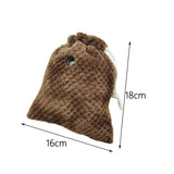 Maxbell Sugar Glider Sleeping Bag Pet Supply Portable for Marmosets Winter Hamster Coffee