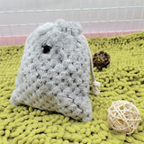 Maxbell Sugar Glider Sleeping Bag Pet Supply Portable for Marmosets Winter Hamster Gray