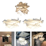 Maxbell Paper Lamp Shade Ceiling Pendant Light Cover White Flower Lampshade Decor S