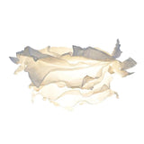 Maxbell Paper Lamp Shade Ceiling Pendant Light Cover White Flower Lampshade Decor M