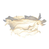 Maxbell Paper Lamp Shade Ceiling Pendant Light Cover White Flower Lampshade Decor M