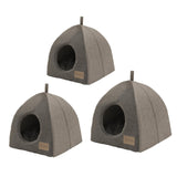 Maxbell Comfortable Cat House Pet Supplies Nest with Pad Kitten Puppy Non Slip S