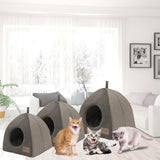 Maxbell Comfortable Cat House Pet Supplies Nest with Pad Kitten Puppy Non Slip S