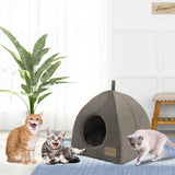 Maxbell Comfortable Cat House Pet Supplies Nest with Pad Kitten Puppy Non Slip S