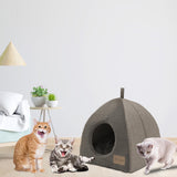 Maxbell Comfortable Cat House Pet Supplies Nest with Pad Kitten Puppy Non Slip S