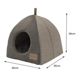 Maxbell Comfortable Cat House Pet Supplies Nest with Pad Kitten Puppy Non Slip M