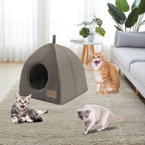 Maxbell Comfortable Cat House Pet Supplies Nest with Pad Kitten Puppy Non Slip L