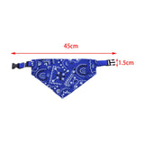 Maxbell Cat Neck Scarf Bandana Accessories Neckerchief Tie Medium Large Dogs Blue