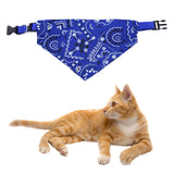 Maxbell Cat Neck Scarf Bandana Accessories Neckerchief Tie Medium Large Dogs Blue