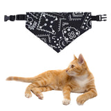Maxbell Cat Neck Scarf Bandana Accessories Neckerchief Tie Medium Large Dogs Black