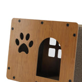 Maxbell Cardboard Cat House Corrugated Cardboard Size 55x29x28cm for Pad Exercise