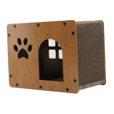 Maxbell Cardboard Cat House Corrugated Cardboard Size 55x29x28cm for Pad Exercise