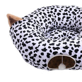 Maxbell Tunnel Tube Hideaway with Ball Detachable Play for Kitty Rabbits Kitten
