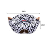 Maxbell Tunnel Tube Hideaway with Ball Detachable Play for Kitty Rabbits Kitten