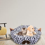 Maxbell Tunnel Tube Hideaway with Ball Detachable Play for Kitty Rabbits Kitten