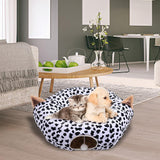 Maxbell Tunnel Tube Hideaway with Ball Detachable Play for Kitty Rabbits Kitten