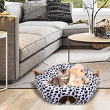 Maxbell Tunnel Tube Hideaway with Ball Detachable Play for Kitty Rabbits Kitten