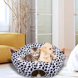Maxbell Tunnel Tube Hideaway with Ball Detachable Play for Kitty Rabbits Kitten