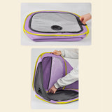 Maxbell Foldable Pet Drying Box Doggy Rabbits House Grooming Cats Dogs Dryer Cage Purple