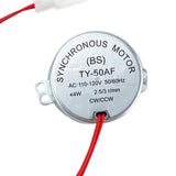 Maxbell Egg Turner Motor for Automatic Incubator Egg Turning Tray Motor 2.5RPM AC 110V