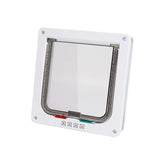Maxbell Portable Cat Dog Doors Puppy Gate Cat Doors for Window & Wall Indoor Outdoor White