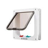Maxbell Portable Cat Dog Doors Puppy Gate Cat Doors for Window & Wall Indoor Outdoor White