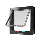 Maxbell Portable Cat Dog Doors Puppy Gate Cat Doors for Window & Wall Indoor Outdoor Black
