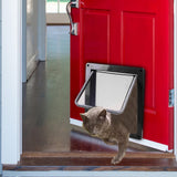 Maxbell Portable Cat Dog Doors Puppy Gate Cat Doors for Window & Wall Indoor Outdoor Black