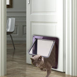 Maxbell Portable Cat Dog Doors Puppy Gate Cat Doors for Window & Wall Indoor Outdoor Black