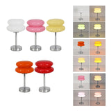 Maxbell Egg Tart Mushroom Table Lamp Decorative Lamp for Bedside desklight Dresser white