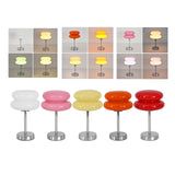 Maxbell Egg Tart Mushroom Table Lamp Decorative Lamp for Bedside desklight Dresser white