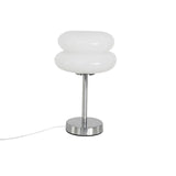 Maxbell Egg Tart Mushroom Table Lamp Decorative Lamp for Bedside desklight Dresser white