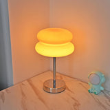 Maxbell Egg Tart Mushroom Table Lamp Decorative Lamp for Bedside desklight Dresser yellow