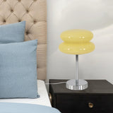 Maxbell Egg Tart Mushroom Table Lamp Decorative Lamp for Bedside desklight Dresser yellow