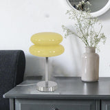 Maxbell Egg Tart Mushroom Table Lamp Decorative Lamp for Bedside desklight Dresser yellow