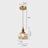 Maxbell Modern Glass Chandelier Transparent Lightshade for Restaurant Cafe Bedroom A