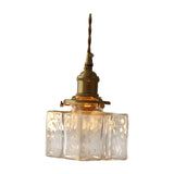 Maxbell Modern Glass Chandelier Transparent Lightshade for Restaurant Cafe Bedroom A