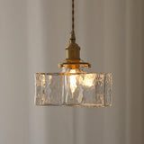 Maxbell Modern Glass Chandelier Transparent Lightshade for Restaurant Cafe Bedroom A