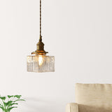 Maxbell Modern Glass Chandelier Transparent Lightshade for Restaurant Cafe Bedroom A