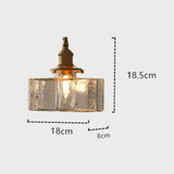 Maxbell Modern Glass Chandelier Transparent Lightshade for Restaurant Cafe Bedroom B