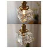 Maxbell Modern Glass Chandelier Transparent Lightshade for Restaurant Cafe Bedroom B