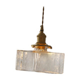 Maxbell Modern Glass Chandelier Transparent Lightshade for Restaurant Cafe Bedroom B