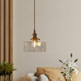 Maxbell Modern Glass Chandelier Transparent Lightshade for Restaurant Cafe Bedroom B