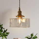 Maxbell Modern Glass Chandelier Transparent Lightshade for Restaurant Cafe Bedroom B