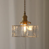 Maxbell Modern Glass Chandelier Transparent Lightshade for Restaurant Cafe Bedroom B