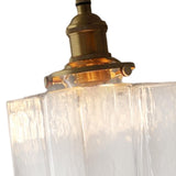 Maxbell Modern Glass Chandelier Transparent Lightshade for Restaurant Cafe Bedroom C