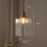 Maxbell Modern Glass Chandelier Transparent Lightshade for Restaurant Cafe Bedroom C