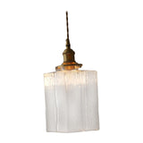 Maxbell Modern Glass Chandelier Transparent Lightshade for Restaurant Cafe Bedroom C